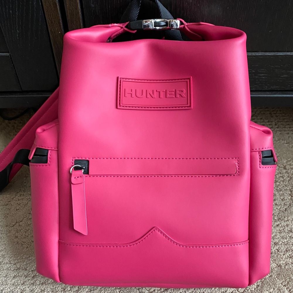 Hunter’s Mini Top Clip Backpack Rubberized Leather
